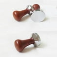 thumbnail image 3 of 49mm Coffee Espresso Tamper Barista Tool Handled Press Stainless Steel Flat Base, 3 of 8