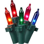 Holiday Time Net Light Set Green Wire Multi Bulbs, 150 Count