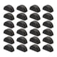 thumbnail image 3 of 24 piezas de portatarjetas de lugar, etiquetas, fotos, menús, clips, tarjetas de presentación portátiles de madera negro, 3 of 8