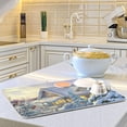 thumbnail image 6 of Winter Rural Christmas Fir Tree Bullfinches Dish Drainers Mats for Kitchen Counter Dish Washing Drying Mat Dish Drainer Pad Absorbent Dish Drying Mat 16 x 18, 6 of 6