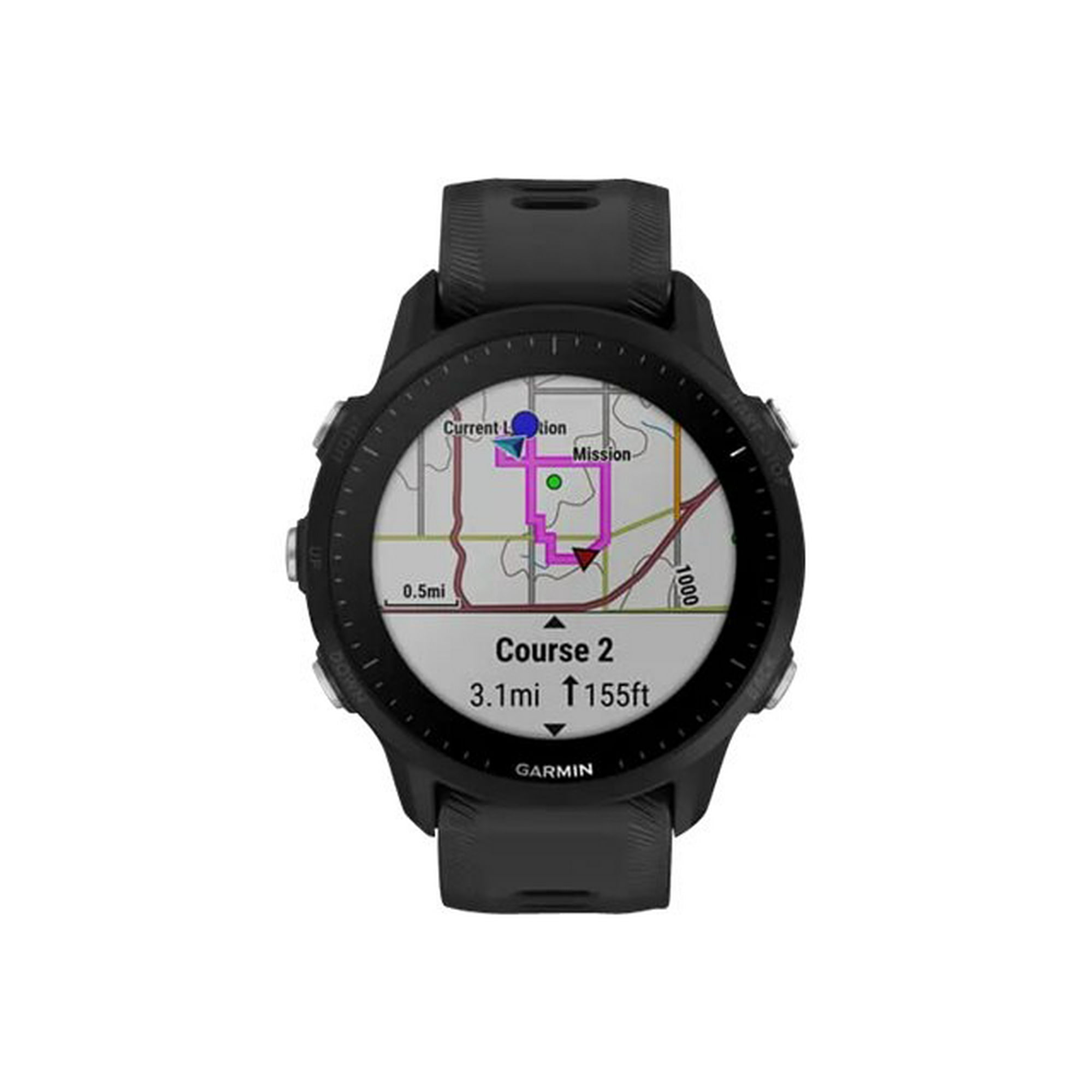 Garmin Forerunner 955 - Black - sport watch with strap