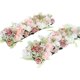 thumbnail image 1 of 2x Camino de mesa con flores artificiales para bodas, centro de mesa, guirnalda de flores Rosado, 1 of 5