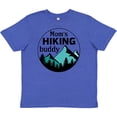 thumbnail image 3 of Inktastic Mom's Hiking Buddy with Mountains and Trees Youth T-Shirt, 3 of 5