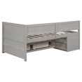 thumbnail image 3 of Twin Size Daybed In Gray With Storage Options - Save Space And Stay Organized. Construction. 77.8"l X 42.4"w 34.3"h. Assembly Required. Mattress Not Included Drawer Shelf Organization Systems, 3 of 7
