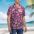 thumbnail image 6 of Cellular Men's 3d Print Casual Button Down Shirts, Novelty Hawaiian Short Sleeves 2xl, 6 of 8