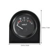 thumbnail image 2 of SNNROO 52mm Voltage Meter Gauge Voltmeter For Auto Car 8~16V LED Light DC 12V, 2 of 6