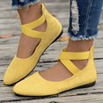 thumbnail image 5 of ibiyuan Wide Toe Box Shoes Women Knit Upper Embroidery Women's Walking Shoes Closures Arch Support on Women Sneakers Lightweight Hands-Free Mary Jane Shoes Barefoot Shoe, 5 of 6
