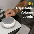 thumbnail image 3 of Small Sound Machine Mini White Noise Machine for Baby Kids Adult with 32 Soothing Sounds 32 Volume Levels Sleep Brown Noise Machine for Travel Office Privacy with 4 Timer & Memory, 3 of 8