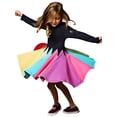 thumbnail image 2 of Maxcozy Toddler Girls Cotton Rainbow Twirl Dress 0-5T, 2 of 14