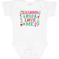 thumbnail image 3 of Inktastic Grammy and Papa Love Me Girls Baby Bodysuit, 3 of 5