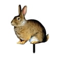 thumbnail image 2 of Honmine Bunny Decorative Garden Stake, Realistic Rabbit Yard Art Ornament, Portable Lawn Decor for Landscapes, Spring Outdoor Accent, 2 of 6