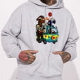 thumbnail image 1 of Sudadera con capucha con estampado de villanos cómicos en el automóvil, sudaderas con capucha geniales para hombres, sudadera con capucha de diseño gráfico informal para hombres con bolsillo de cangur, 1 of 4