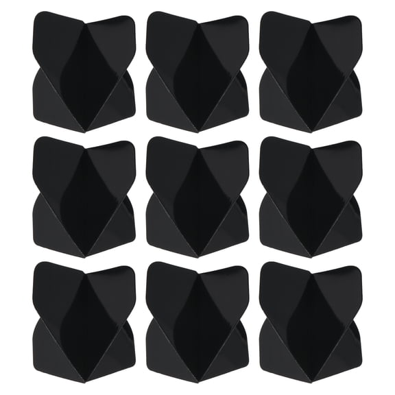 Uxcell Dart Flights, 9 Pack PET Standard Darts Accessories Black