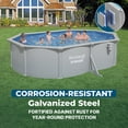 thumbnail image 6 of Bestway Hydrium 16'5" x 12' x 48" Steel Side Wall Above Ground Pool w/ Sand Pump & Accessories, 6 of 10