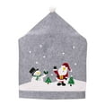 thumbnail image 2 of Christmas Chair Cover,Snowman Chair Cover,Santa Claus Hat Slipcover,Xmas Chair Back Cover for Christmas Dinning Room Decoration,Chair Covers for Home Restaurant Bar Christmas Party Table Decor, 2 of 9