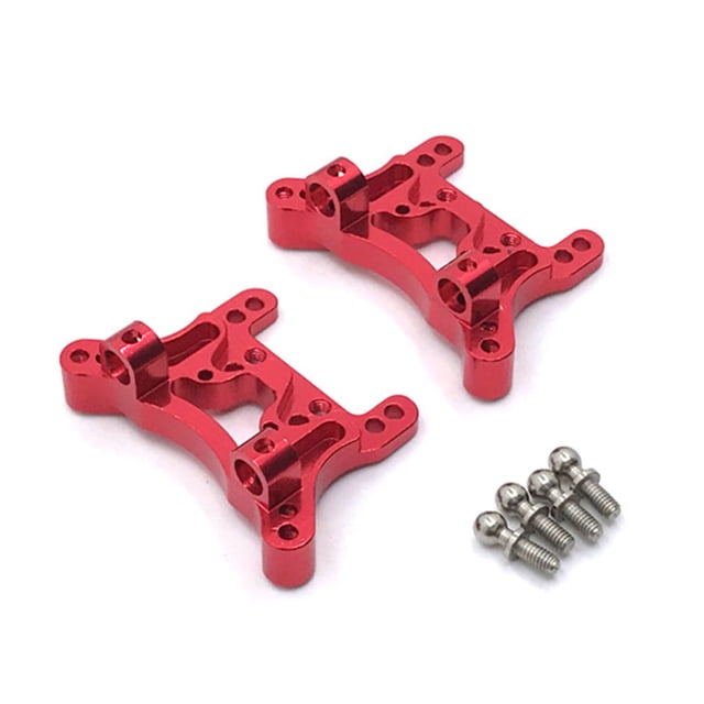 Tablero de amortiguadores de metal CAR de control remoto 1:18 Reemplazo de modificaciones de repuestos del vehículo para WLTOYS A949 A959 A969 A979 Rojo Inevent FN010041-02