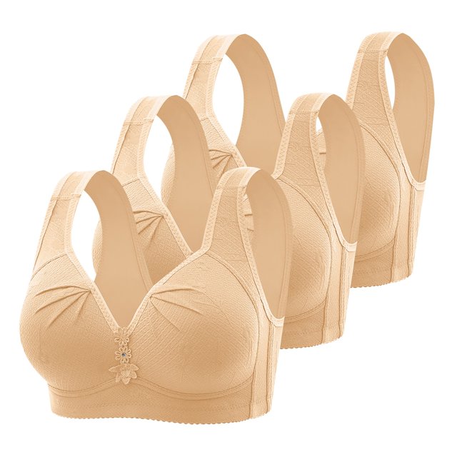 Bretelles Réglables Fines Sans Armature Soutien-Gorge Respirant Dos sous-Vêtements Soutien-Gorge Rassemblé