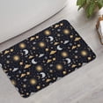 thumbnail image 2 of Dark Blue Celestial Pattern Bathroom Rugs Mat,Non Slip Microfiber Bathroom Rug,Rubber Backing,Soft Bathroom Mats for Bathroom Floor,Tub and Shower,17x27in(43x68cm), 2 of 5
