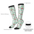 thumbnail image 4 of Naloa Bunny And Rose Thigh High Socks Extra Long Stretchy Sock Women Over Knee High Opaque Stocking Daily Wear, 4 of 6