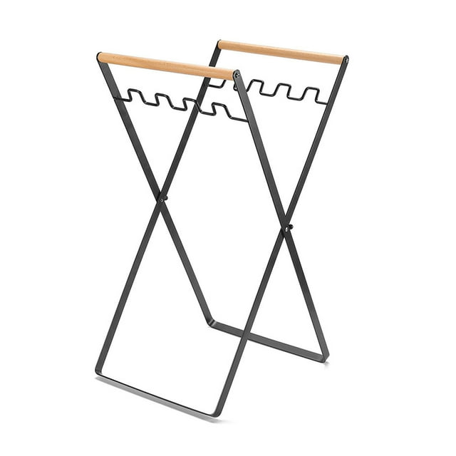 Portable Trash Bag Rack Plastic Bag Shelf, Portable Garbage Bag Holder for Camping Picnic