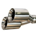 thumbnail image 2 of Mach-Speed Universal Exhaust Tip Double Wall Slant Cut Stainless Steel ET-025, 2 of 2