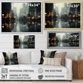 thumbnail image 4 of Designart "Mirage of Urban Skyscrapers III" Architecture Wall Decor, 4 of 5