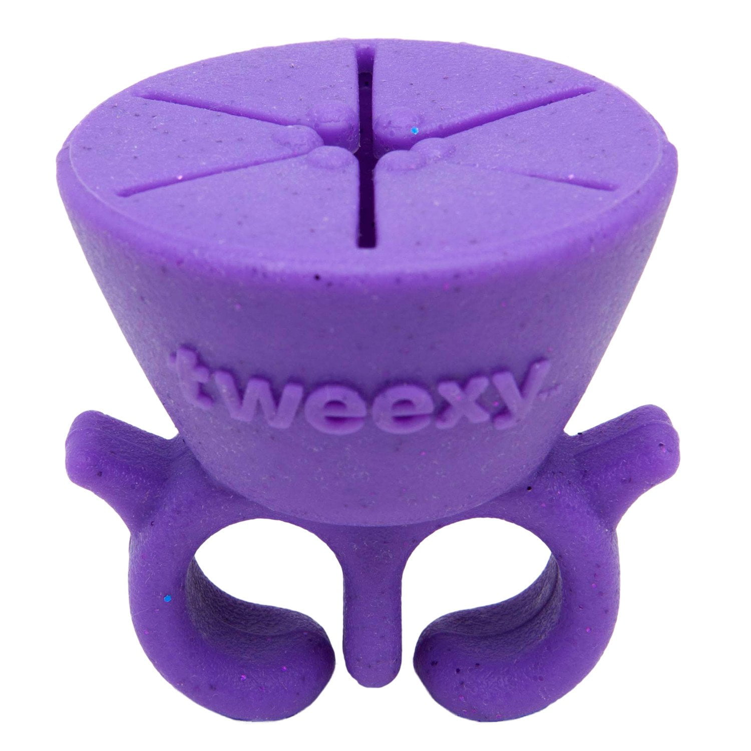 tweexy Wearable Nail Polish Bottle Holder, Purple Crush
