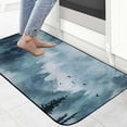 thumbnail image 4 of ONETECH Misty Forest Foggy Mountain Magical Tree Nature Woodland Square Felt Floor Mat Outside Entry Yard Patio for Home Entrance 19.68*47.24 in, 4 of 6