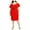 Red - riored, variant on Rachel Roy Womens Cold Shoulder Sheath Dress, Red, Plus Size, 22W