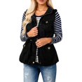 thumbnail image 2 of shqvo Women's Casual Sleeveless Buttoned Vest Lightweight Layering Piece for Autumn Winter Wardrobe, 2 of 5