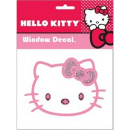Just Married Auto Clings - Hello Kitty Cling Bling Window Decal