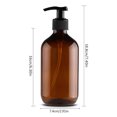 thumbnail image 2 of 4PCS Dark Brown Pump Bottle, Shampoo Bottles With Pump For Shampoo Conditioner, Shampoo Lotion Body Wash 500ml, 2 of 8
