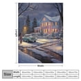 thumbnail image 4 of Pratyus Snowy Cityscape Throw Blanket for Couch Sofa Bed Office Decor All Seasons Super Soft Blanket 40x50in, 4 of 6