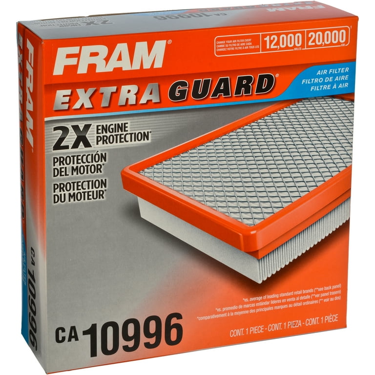 FRAM Extra Guard Air Filter, CA10996 for Select Lexus
