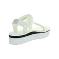 thumbnail image 2 of Teva Womens Universal Casual Ankle Strap Flatform Sandals White 10 Medium (B,M), 2 of 2