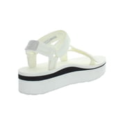 Teva Womens Universal Casual Ankle Strap Flatform Sandals White 10 Medium (B,M)