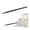 Black 1PCS, variant on 49 inch Hay Bale Spear 3000 lbs Capacity Compatible with Kubota Bobcat Buckets Tractors Loaders Square Bale Hay Spike Forks Black