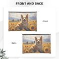 thumbnail image 2 of Cauagu Cute Corgi Sunflower for Tyvek Makeup Bag,Reusable Travel Cosmetic Bag Women Organizer Toiletry Bag Birthday,Gifts for Women Girlfriend Mom Teacher 6.5’’*8.9’’, 2 of 7