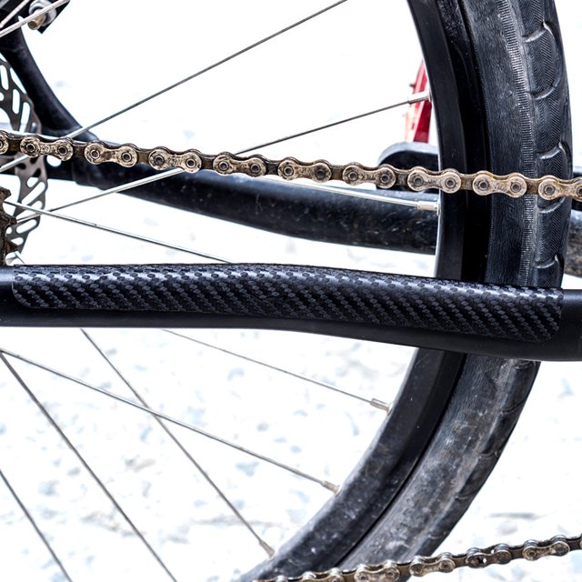 ZTTOpegatina de protección para cadena de bicicleta de carretera pegatina antiarañazos Ehuebsd horquilla trasera Marco cubiertas protectoras accesorios de película