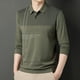 thumbnail image 1 of Blusa y camisa de manga larga con cuello vuelto para hombre, pijama deportivo para el hogar, camiseta de color liso, blusa deportiva de poliéster para hombre, 1 of 6
