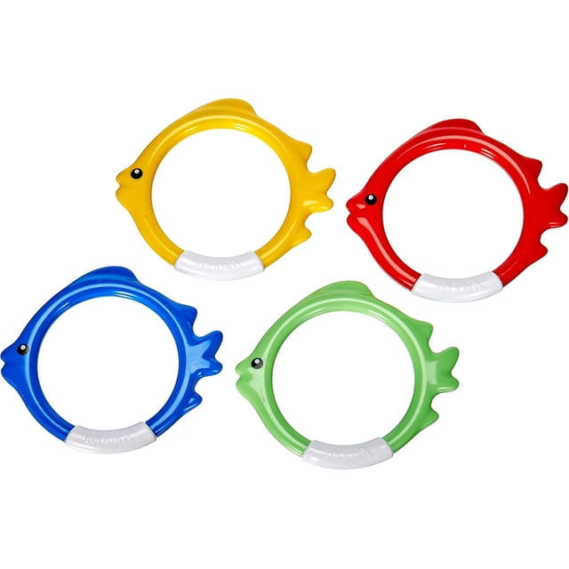 Swimming Pool Toys for Fun, Colorful Pool Rings Made of Durable Nontoxic Plastic, Recommended for Indoor Outdoor Use and Children Over 5 Years