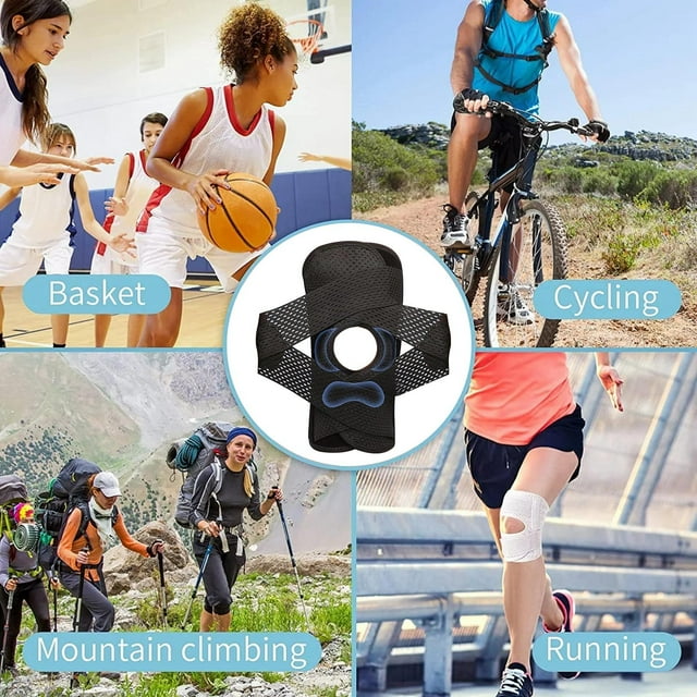 Riforla Meniscus Breathable Knee Brace Knee Brace with Side Stabilizer for Meniscus Tear Knee Knee Support for and Support Knee Brace for Men and Women A