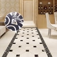 thumbnail image 2 of 3D Marble Self-Adhesive Greek Pattern Wall Stair Floor Border Tile Sticker Kitchen Bathroom Basin Baseboard Wall Sticker 2M, 2 of 5