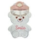 thumbnail image 1 of Tetera De Oso Bear Cup Botella De Vaso Con Pajita De Gran Capacidad Con Cinturón (1000 Ml Transparente), 1 of 9