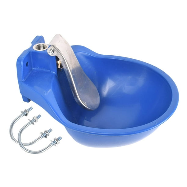 Bebedero automático para vacas, lechones, ganado y ovejas. Azul