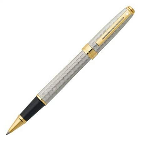- Sheaffer Prelude Signature Silver plate with Engraved Snakeskin Pattern featuring 22K Gold Plate Trim Rollerball (9170-1)