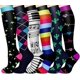 thumbnail image 1 of Calcetines de compresión para mujeres y hombres Circulación 6 pares-set7-L XL oso de fresa  Electrónica, 1 of 5