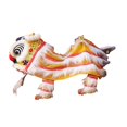 thumbnail image 4 of figatia Chinese Marionette Lion Toy Portable Handmade 2025 Hand String Lion Dance Puppet Yellow White, 4 of 9