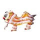 thumbnail image 4 of Marioneta china de león, marioneta de cuerda para danza del león, decoración de Año Nuevo chino amarillo blanco, 4 of 9