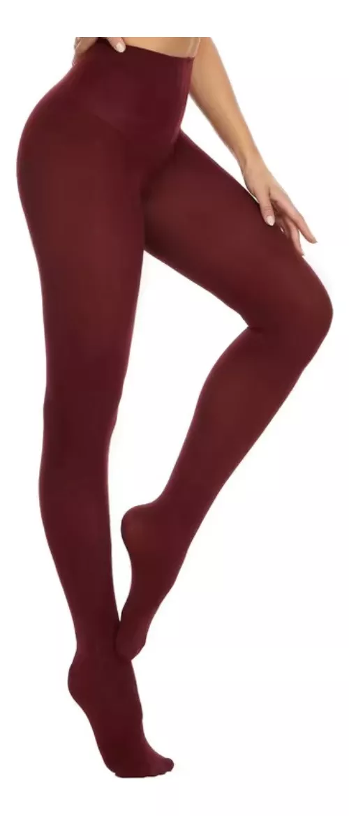 Medias De Nailon Con Rayas Horizontales Rojas Y Blancas - Pantis Opacos 70 DEN Para Disfraces De Payaso Y Enfermera